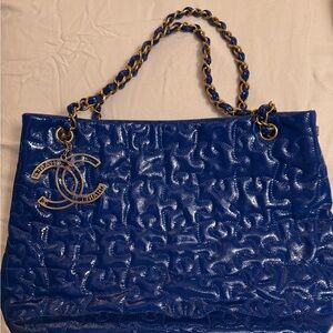 Blue Chanel Vintage Purse
